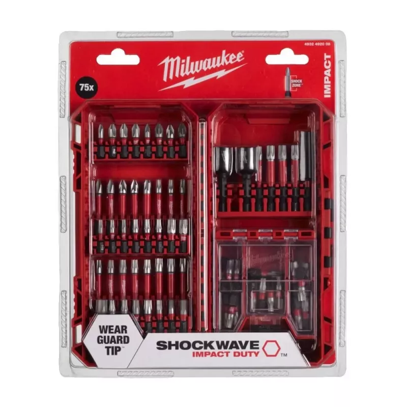 Milwaukee Shockwave Impact Duty Gręžimo ir Sukimo Rinkinys, 75 vnt.