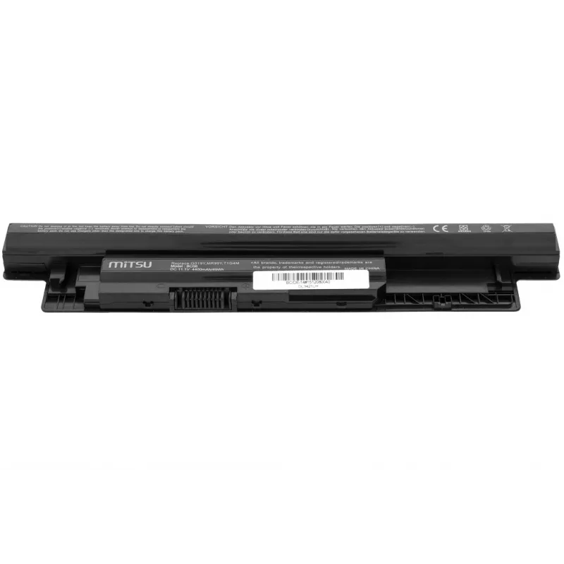 MITSU baterija, skirta Dell Inspiron 14, 15, 17, 4400 mAh (49 Wh), 10,8–11,1 V, juoda