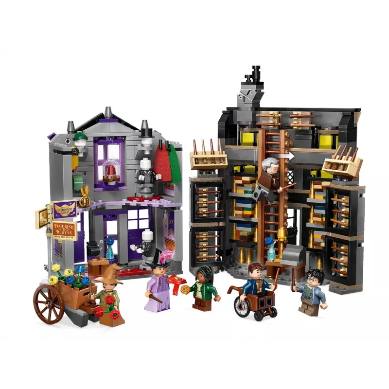 LEGO Harry Potter 76439 Ollivanders & Madam Malkin's Robes statybinis rinkinys (744 dalys)
