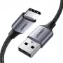 UGREEN USB-C į USB-A laidas 1m juodas