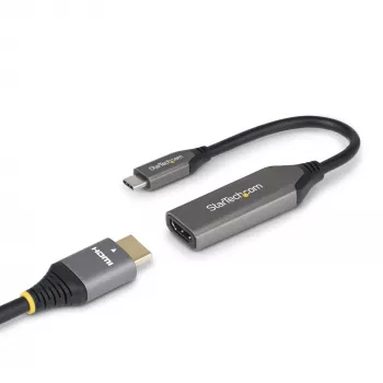 StarTech.com USB-C į HDMI adapterio laidas - 24 kontaktų USB-C kištukas į HDMI kištuką - 2 m (6,5 pėdos) - 4K 60Hz - juodas