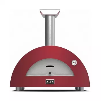 Alfa Forni Moderno 2 Pizze medžiu kūrenama picos krosnis, antikvarinė raudona