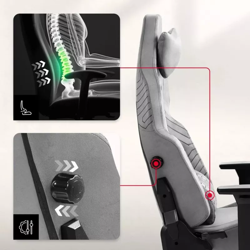 Huzaro Force 8.1 Grey Gaming Chair