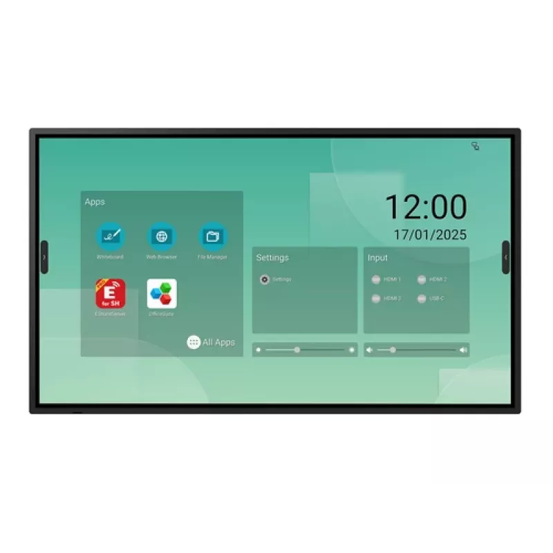 Sharp NEC LM431 43 colių 4K UHD interaktyvus plokščiasis ekranas su Android, 500 cd/m², OPS lizdas