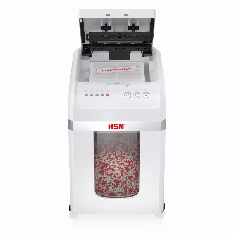 HSM Autofeed X200 popieriaus smulkintuvas su automatiniu padavimu, 30 l, P-4, 4 x 12 mm
