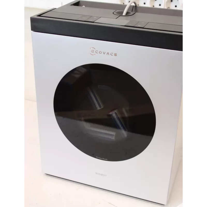 Ecovacs WINBOT W3 OMNI langų valymo robotas – Corded/Cordless – 8000 Pa – White/Silver