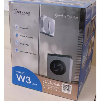 Ecovacs WINBOT W3 OMNI langų valymo robotas – Corded/Cordless – 8000 Pa – White/Silver