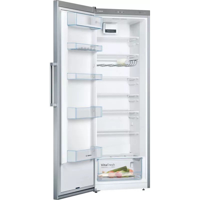Bosch KSV33VLEP laisvai pastatomas šaldytuvas su VitaFresh, 324 L, sidabrinis