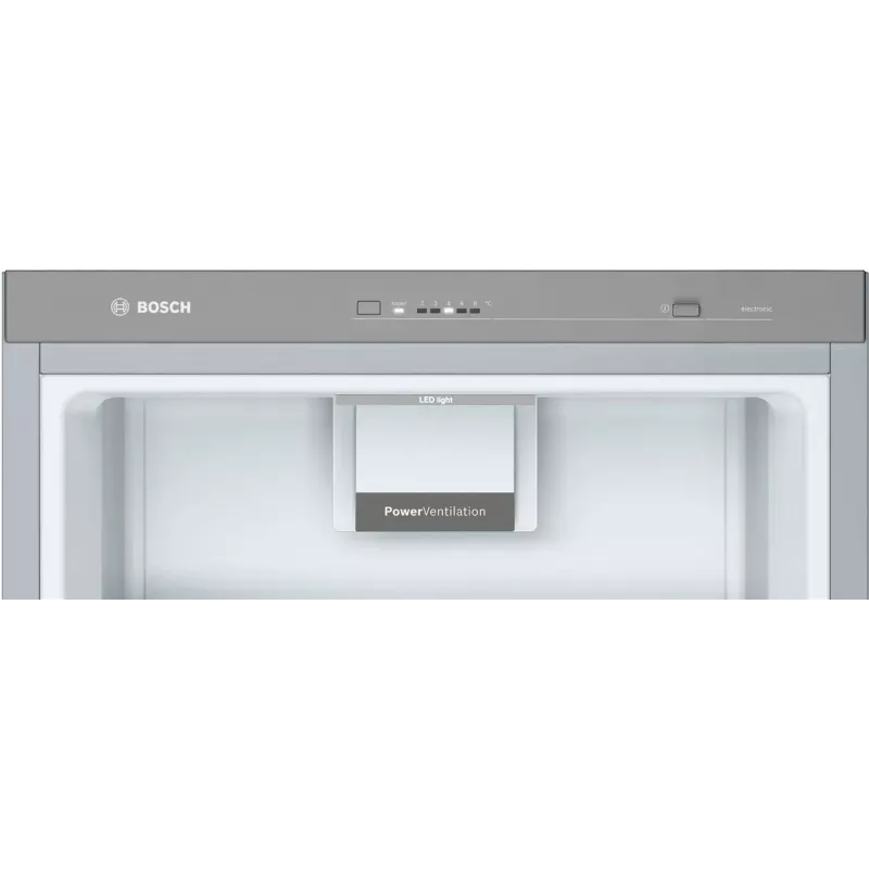 Bosch KSV33VLEP laisvai pastatomas šaldytuvas su VitaFresh, 324 L, sidabrinis