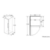 Bosch KSV33VLEP laisvai pastatomas šaldytuvas su VitaFresh, 324 L, sidabrinis