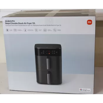 Xiaomi Dual Zone Air Fryer 12L EU - Smart Double Stack Air Fryer 12L, 2800 W, Black (Unpacked, Scratched Item)