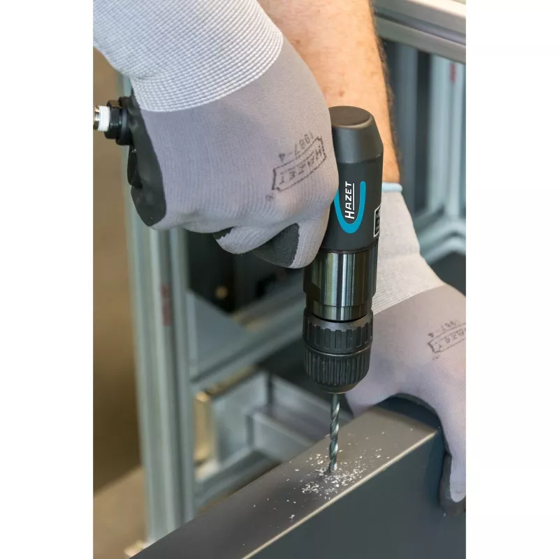 HAZET 9030N-1 Pneumatinis grąžtas (juodas, greito užspaudimo griebtuvas 1–10 mm)