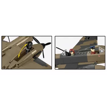 Konstruktorius COBI KLOCKI Messerschmitt BF 110C, 578 detalių