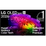 LG OLED55G67L Evo Smart TV Gallery Design UHD 120 Hz 55 coli televizorius (OLED55G67LW.AEUD)