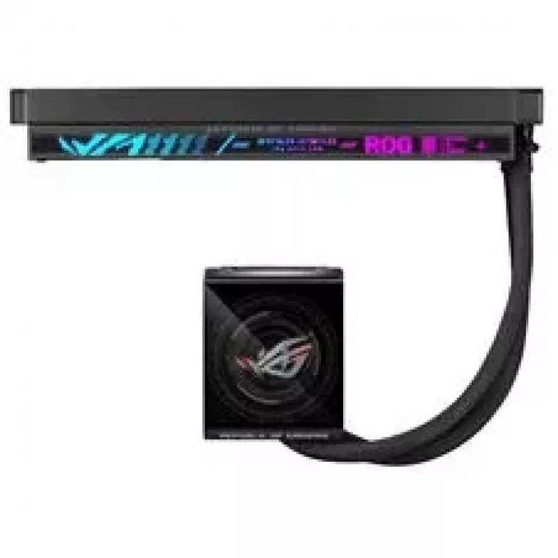 ASUS ROG Strix LC IV 360 ARGB LCD vandens aušintuvas, 360 mm, juodas