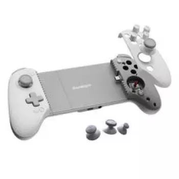 „GameSir G8+ MFi“ mobiliojo žaidimų valdiklis – baltas – „Bluetooth“/USB-C – skirtas „Android“, „iOS“, „Nintendo Switch“, PC