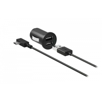 Garmin automobilinis maitinimo laidas su 2x USB-A+C jungtimis, 4 m