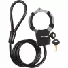 Master Lock Street Cuff Keyed Cable Lock - Black - 1000 mm - 8 mm
