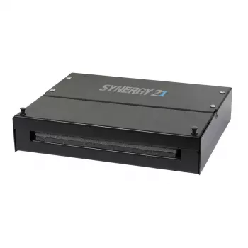 SYNERGY21 Keystone modulių laikiklio pataisų skydas 12x TP moduliams, paviršiniam montavimui, metalinė sulankstoma dėžutė (konsolidavimo taško dėžutė), juoda