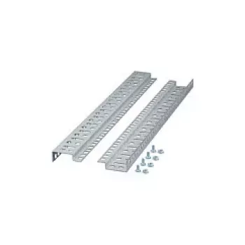 EFB 19 colių montavimo bėgeliai 9U sieninėms spintoms, 1/2 dalių, 2 vnt. komplektas