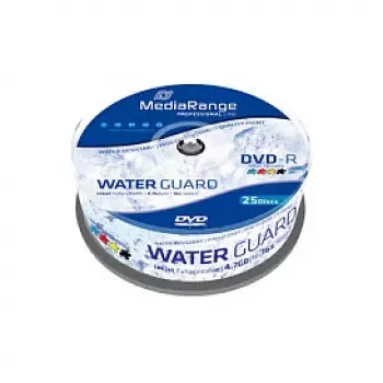 MEDIARANGE 25 x DVD-R - 4,7 GB 16x - White - Inkjet Printable Surface
