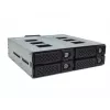 Jou Jye JJ-N-49SS-T 12G 4-Bay 2,5 inch SATA/SAS Hot-Swap Mobile Rack for 5,25 inch Bay - Black