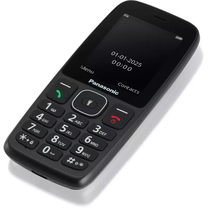 Panasonic KX-TF400EXB mobilusis telefonas, juodas