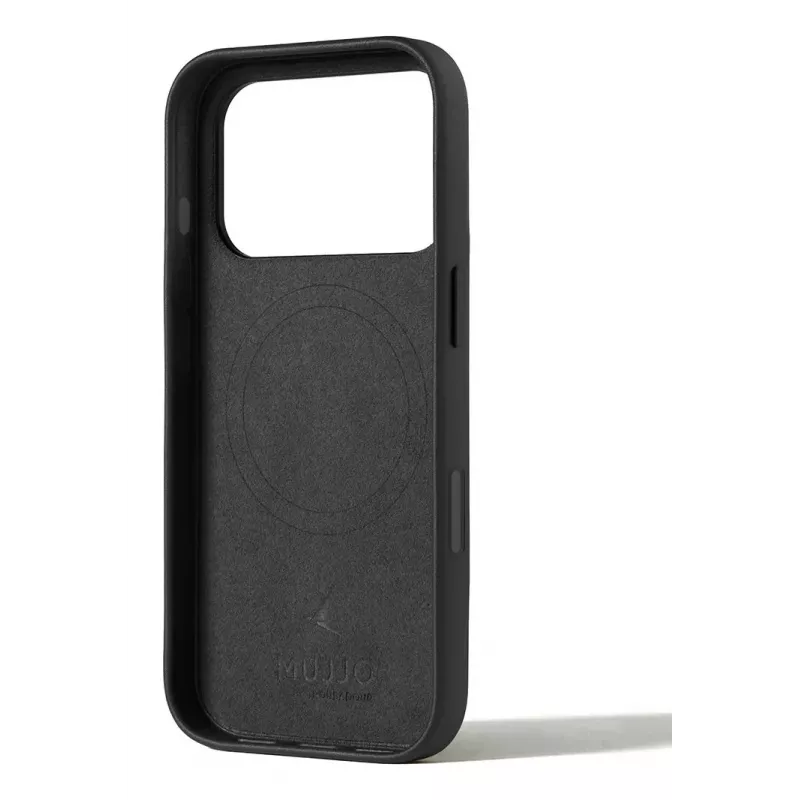Mujjo Leather Case for iPhone 17 Pro with MagSafe (Juoda)