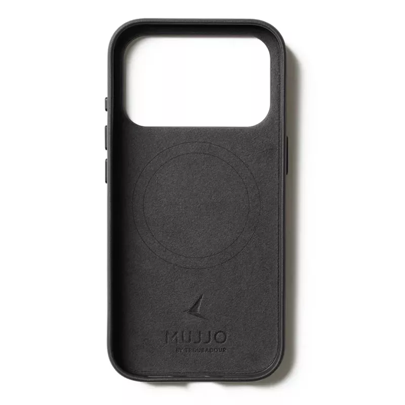 Mujjo Leather Case for iPhone 17 Pro with MagSafe (Juoda)
