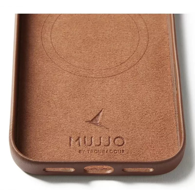 Mujjo Leather Case for iPhone 17 Pro Max su MagSafe (Tan)