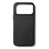 Mujjo Wallet Leather Case, iPhone 17 Pro Max, MagSafe, juoda