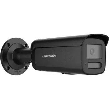 Hikvision DS-2CD2T67G3-LIS2UY/SL(2.8mm)/BLACK 6MP AcuSense Bullet IP kamera su stroboskopine šviesa ir garso signalu, 2.8mm, juoda