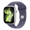 “Apple Watch Series 11 GPS 46mm sidabrinis aliuminio korpusas su Purple Fog Sport apyranke M/L”