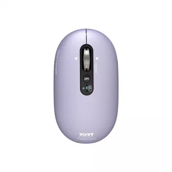 PORT Designs Pure MAC Iris belaidė Bluetooth optinė pelė, įkraunama – juoda/pilka