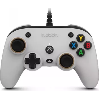 Nacon Compact Pro laidinis valdiklis, skirtas Xbox Series X|S, Xbox One ir PC - Baltas
