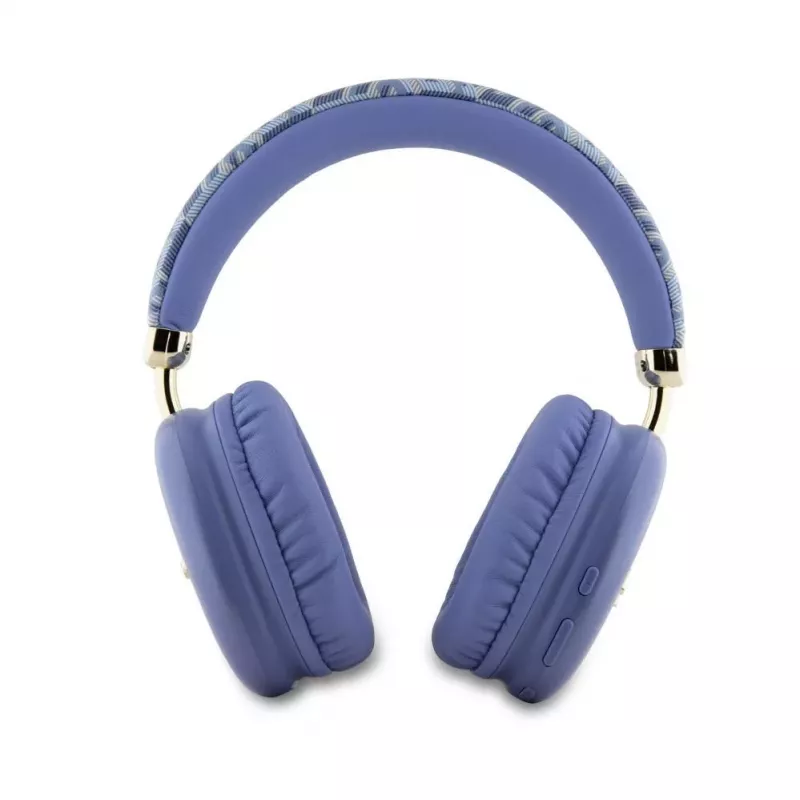 Guess Gcube Metallic Script Logo Ausinės „On-Ear“ su Bluetooth – Violetinės