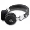 Guess Grained Classic Round Shape Belaidės Bluetooth Ausinės Virš Galvos su ENC (Juodos)