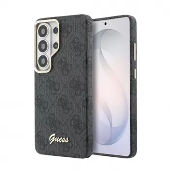 Guess 4G Script MagSafe Dėklas, skirtas Samsung Galaxy S26 Ultra (Juodas)