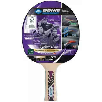 Donic Schildkröt Legends 800 stalo teniso raketė, rožinė, medinė