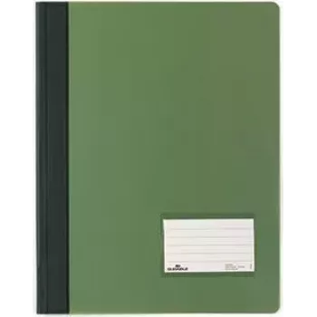 DURABLE DURALUX Segtuvas ataskaitoms, DIN A4, peršviečiamai žalia, itin plati, PVC, 25 vnt. (2680-05)