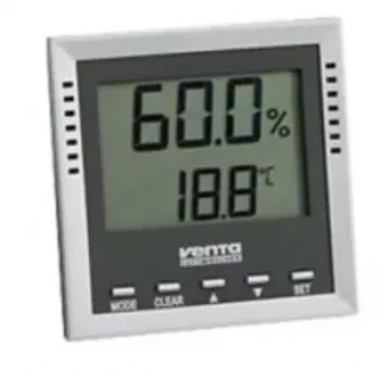 Venta skaitmeninis higrometras – stačiakampis – 105 mm – 25 mm – 102 mm – 170 mm