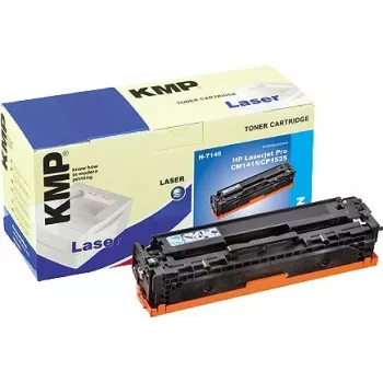 KMP H-T145 Cyan Compatible Toner Cartridge, skirta HP Color LaserJet Pro CP1525n, CP1525nw, LaserJet Pro CM1415fn, CM1415fnw