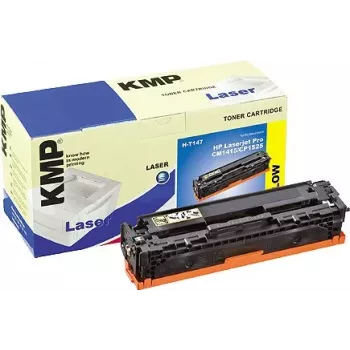 KMP H-T147 Geltonas Suderinamas Tonerio Kasetė, skirta HP Color LaserJet Pro CP1525n, CP1525nw, LaserJet Pro CM1415fn, CM1415fnw (1227,0009)