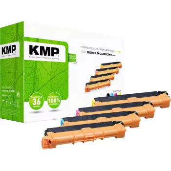 KMP Toner Multipage, suderinamas su Brother TN-243 juoda, žydra, purpurine, geltona