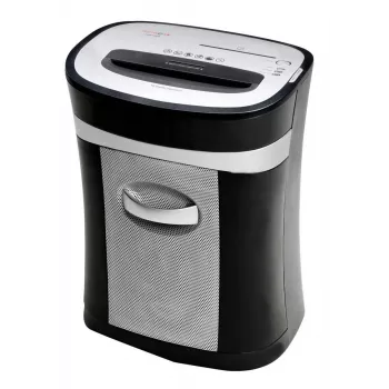 Genie 1501 XCD kryžminio pjovimo popieriaus smulkintuvas, 10 lapų, 21 l, juodas/sidabrinis