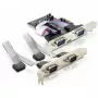 Longshine LCS-6320A PCI Express x1 valdiklio plokštė su 2 lygiagrečiaisiais prievadais