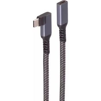 ShiverPeaks BS14-74016 USB 3.2 Gen 2 USB-C laidas 1,5 m juodas/baltas