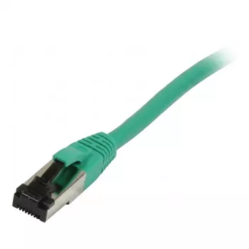 Synergy21 Patch Cable RJ45, CAT8.1 2000MHz, 0,25m, Green, S/FTP, TPE/LSZH (SuperFlex), AWG26
