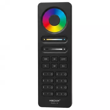 Miboxer Synergy 21 LED Remote Control 2.4GHz 8-Zone RGB+CCT Black (C8-B)