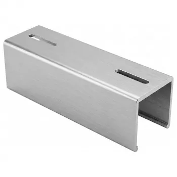 Synergy 21 ALU052 Tiesinis jungiklis LED U profiliui – sidabrinis